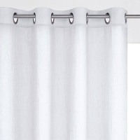 Занавеска С жатым эффектом и люверсами Atbir 180 x 140 см белый LA REDOUTE INTERIEURS  фото, kupilegko.ru